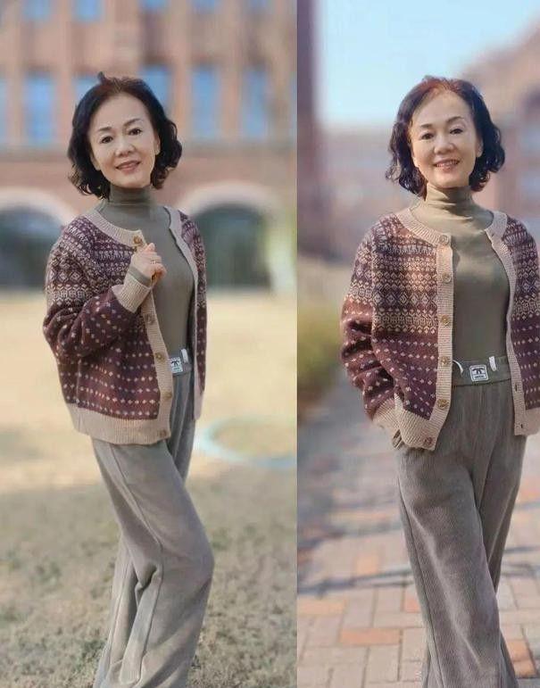 这才是中老年女人该有的打扮：衣服不选艳色、少戴金饰更显年轻(图13)